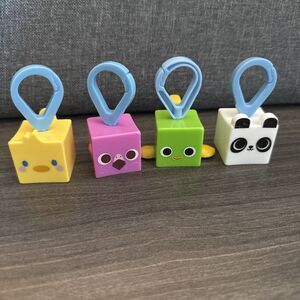 Pet Simulator Roblox Mystery Mini McDonald's Toys 2024 Lot Of 4 Animal Keychain
